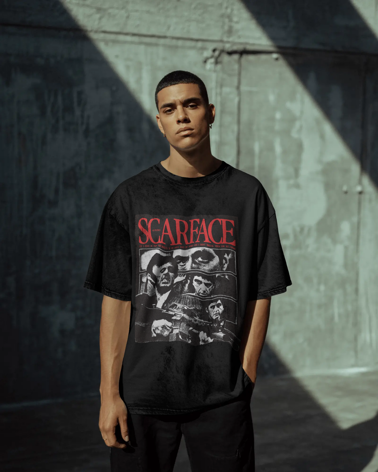 Scarface Vintage Graphic T-Shirt – Classic Urban Streetwear Style