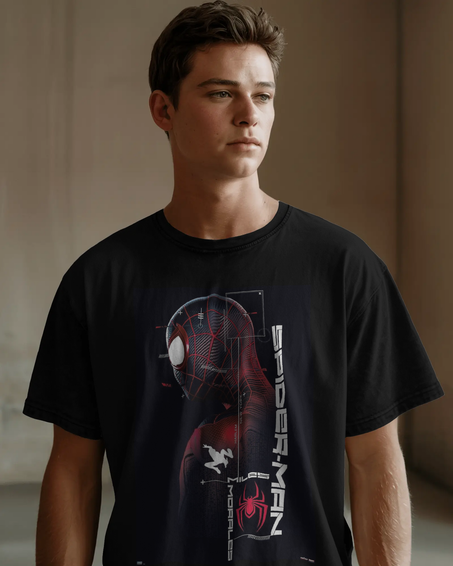 Spider-Man: Miles Morales Tech Grid T-Shirt