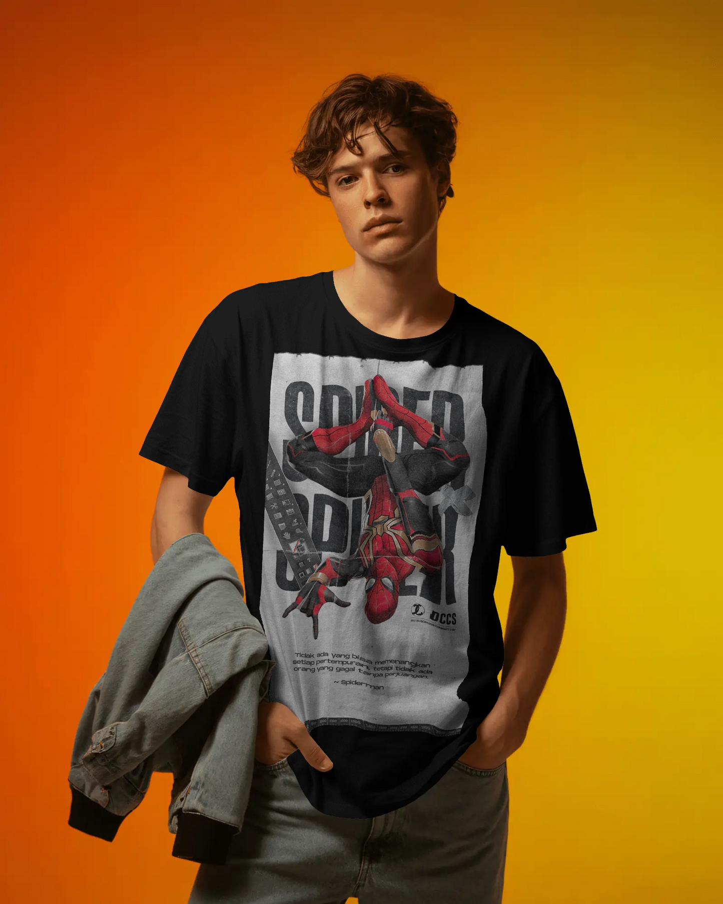 Spider Hero Graphic Streetwear T-Shirt