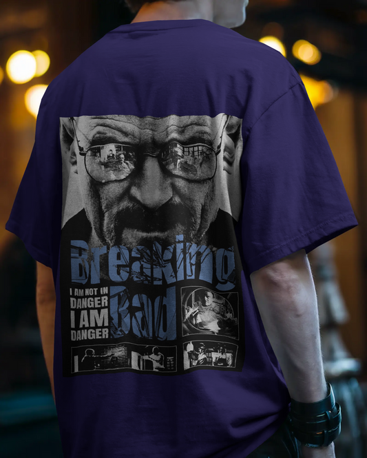 Breaking Bad Inspired Oversized Graphic Tee – “I Am the Danger”